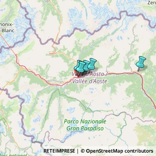Mappa Via Champ de la Croix, 11100 Aosta AO, Italia (25.88364)