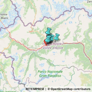 Mappa Via Champ de la Croix, 11100 Aosta AO, Italia (21.86083)