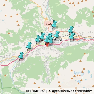 Mappa Via Champ de la Croix, 11100 Aosta AO, Italia (2.435)