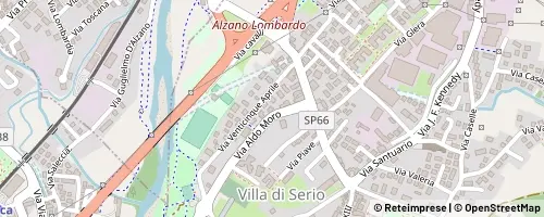 Mappa Villa di Serio