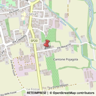 Mappa Via Masaccio, 8, 31037 Loria, Treviso (Veneto)