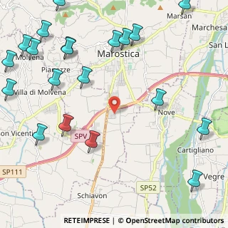 Mappa Via Torino, 36063 Marostica VI, Italia (3.088)