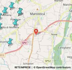 Mappa Via Torino, 36063 Marostica VI, Italia (3.72273)
