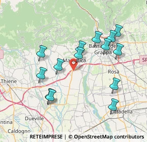 Mappa Via Torino, 36063 Marostica VI, Italia (7.57571)