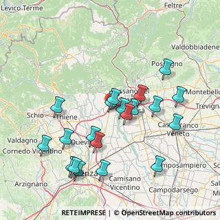 Mappa Via Torino, 36063 Marostica VI, Italia (15.652)