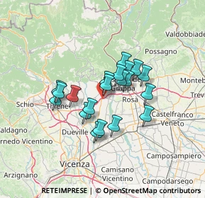 Mappa Via Torino, 36063 Marostica VI, Italia (9.8605)