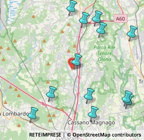 Mappa Via Guglielmo Marconi, 21041 Albizzate VA, Italia (5.19)