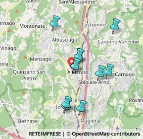 Mappa Via Guglielmo Marconi, 21041 Albizzate VA, Italia (1.56364)