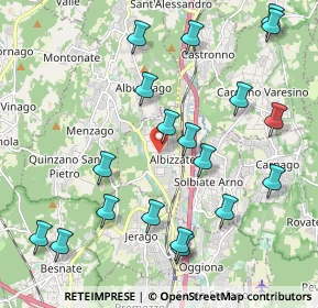 Mappa Via Guglielmo Marconi, 21041 Albizzate VA, Italia (2.34632)