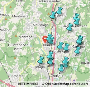 Mappa Via Guglielmo Marconi, 21041 Albizzate VA, Italia (2.1895)
