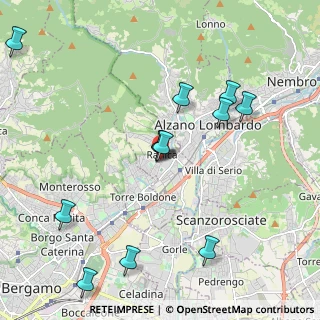 Mappa Via Trento, 24020 Ranica BG, Italia (2.2175)