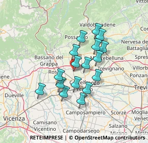 Mappa Via Masaccio, 31037 Loria TV, Italia (10.78)