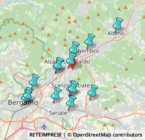 Mappa Via J. F. Kennedy, 24066 Pedrengo BG, Italia (3.726)