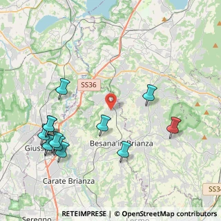 Mappa Via Sirtori, 20838 Renate MB, Italia (4.94923)