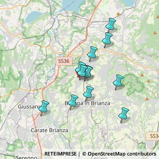 Mappa Via Sirtori, 20838 Renate MB, Italia (3.00833)
