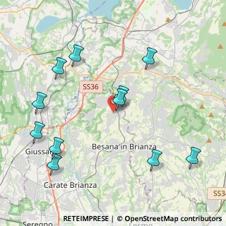 Mappa Via Sirtori, 20838 Renate MB, Italia (4.69909)