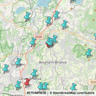 Mappa Via Sirtori, 20838 Renate MB, Italia (6.089)