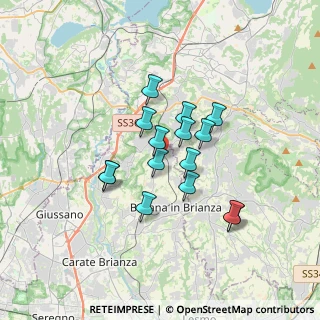 Mappa Via Sirtori, 20838 Renate MB, Italia (2.62467)