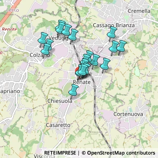 Mappa Via Sirtori, 20838 Renate MB, Italia (0.7245)