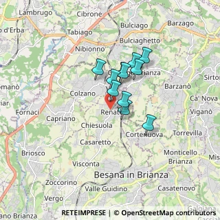 Mappa Via Sirtori, 20838 Renate MB, Italia (1.11727)