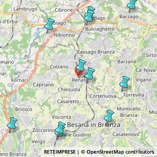 Mappa Via Sirtori, 20838 Renate MB, Italia (2.85273)