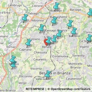 Mappa Via Sirtori, 20838 Renate MB, Italia (2.514)
