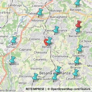 Mappa Via Sirtori, 20838 Renate MB, Italia (3.00357)