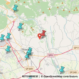 Mappa Via Coste, 36030 Zugliano VI, Italia (6.28909)