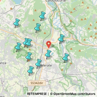 Mappa Via Vicolo Colombe, 23885 Calco LC, Italia (4.275)
