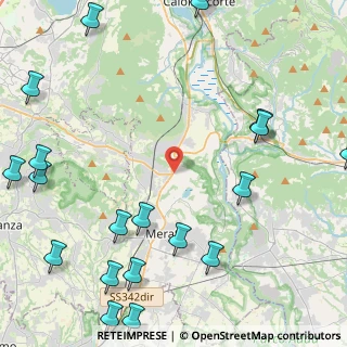Mappa Via Vicolo Colombe, 23885 Calco LC, Italia (6.4875)