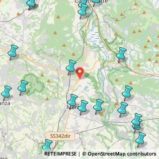 Mappa Via Vicolo Colombe, 23885 Calco LC, Italia (6.7835)