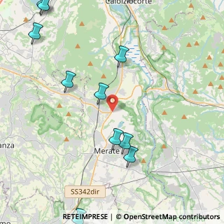 Mappa Via Vicolo Colombe, 23885 Calco LC, Italia (5.97083)