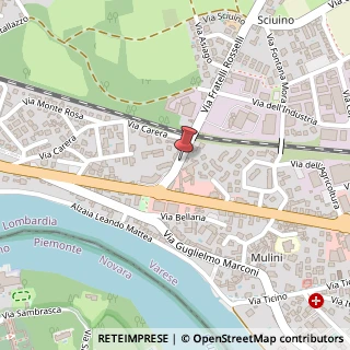Mappa Via Rosselli,  20, 21018 Sesto Calende, Varese (Lombardia)