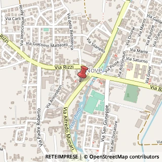 Mappa Via Giuseppe Fabris, 9, 36061 Nove, Vicenza (Veneto)