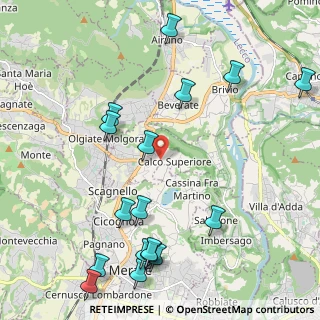 Mappa 23885 Calco LC, Italia (2.63118)