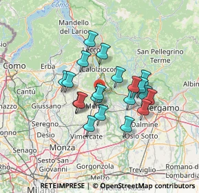 Mappa 23885 Calco LC, Italia (10.541)