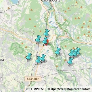 Mappa 23885 Calco LC, Italia (3.68545)