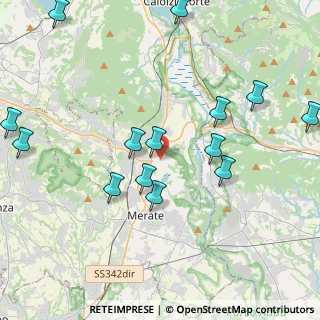 Mappa 23885 Calco LC, Italia (4.70357)