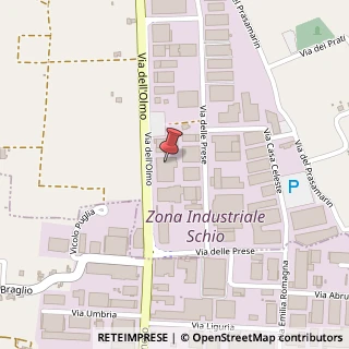 Mappa Via dell'Olmo, 45, 36014 Santorso, Vicenza (Veneto)