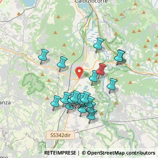 Mappa Largo Pomeo, 23885 Calco LC, Italia (3.5395)