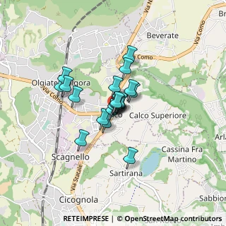 Mappa Largo Pomeo, 23885 Calco LC, Italia (0.494)