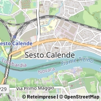 Mapa Sesto Calende