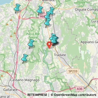 Mappa SP 2, 21050 Lonate Ceppino VA, Italia (3.495)