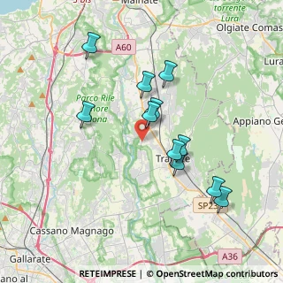 Mappa SP 2, 21050 Lonate Ceppino VA, Italia (3.38455)