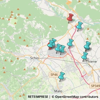 Mappa Via delle Prese, 36014 Schio VI, Italia (3.82455)