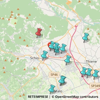 Mappa Via delle Prese, 36014 Schio VI, Italia (4.57357)