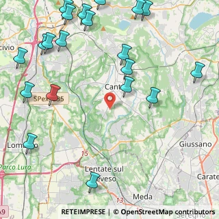 Mappa Via Giacomo Puccini, 22063 Cantù CO, Italia (6.05)