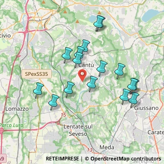 Mappa Via Giacomo Puccini, 22063 Cantù CO, Italia (3.72625)