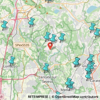 Mappa Via Giacomo Puccini, 22063 Cantù CO, Italia (6.312)