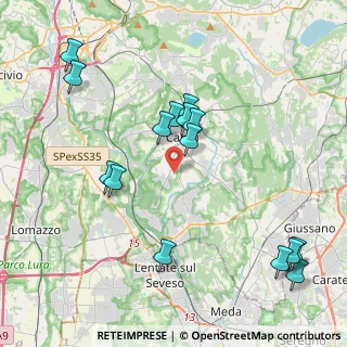 Mappa Via Giacomo Puccini, 22063 Cantù CO, Italia (4.40933)